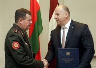 Министр обороны Республики Беларусь находится с визитом в Латвийской Республике