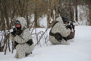 В силах специальных операций проходит батальонное тактическое учение с боевой стрельбой