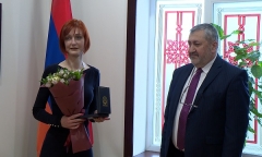 Вручение медалей в посольстве Армении