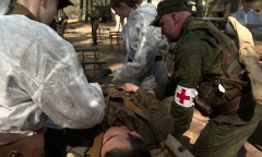 Тактико-специальное занятие медицинского отряда