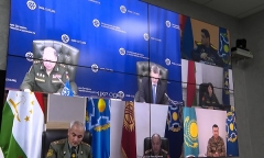 Пресс-конференция с начальником Объединенного штаба ОДКБ Анатолием Сидоровым