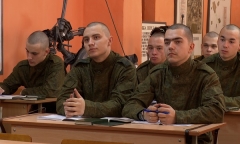 Подготовка солдат нового пополнения