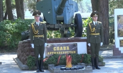 В Гродно открыли сквер артиллеристов