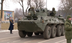 Новые БТР-82А на вооружении десантно-штурмовой бригады