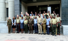 Беларусь с учебной поездкой посещают слушатели Национального университета обороны Зимбабве
