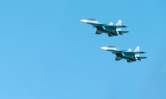 Прибытие очередной партии истребителей Су-30СМ2